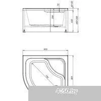 Aquanet Optimal 90х90x48 293351