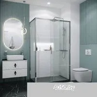 Grossman Style 100x100x195 120.K33.05.1010.10.00 (хром/стекло прозрачное)