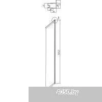 Grossman Style 90x195 200.K33.05.90.10.00 (хром,стекло прозрачное)