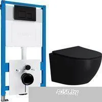 Lauter Sulzdorf с микролифтом и кнопкой смыва 219704F (белый/черный)