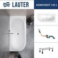 Lauter Bliss 150 P 21201052P (с ножками и сифоном 21Y11020 хром)