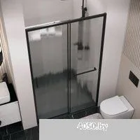 Grossman Style 110x195 100.K33.05.110.21.02 (черный матовый/стекло шиншилла)