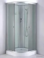 Coliseum ТМ 90 90x90 (белый/тонированное стекло)