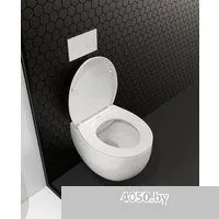 Roxen Egg в комплекте с инсталляцией StounFix Dual Fresh 6 в 1 964123 (кнопка: хром матовый)