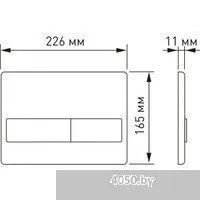 Berges Wasserhaus Ventas Rimless + Visam Slim 525 EX-043237 (с сиденьем)