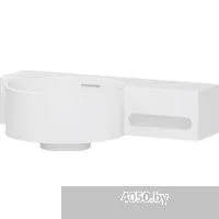 Belux Аврора 550 L (18, белый матовый/Solid Surface)