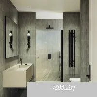 MaybahGlass 198x60 MGD-797-6 (прозрачное стекло/черный)