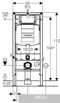 Инсталляция для унитаза Geberit Duofix UP 320 [111.300.00.5]