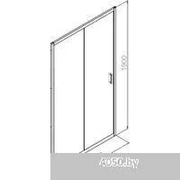 Domani-Spa DoorCube 110x190 DS04DCb110L0Cl00.Gt-Black