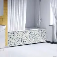 Экран под ванну Comfort Alumin Жемчужная мозаика 73x50 (торцевой)