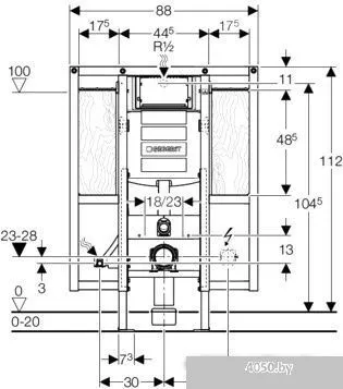 Инсталляция для унитаза Geberit Duofix [111.375.00.5]