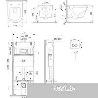 AM.PM Master Fit IS100151.741701 (с кнопкой смыва)
