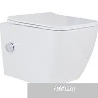 Roxen Cube bidet в комплекте с инсталляцией StounFix Dual Fresh 6 в 1 968095 (кнопка: брашированное