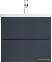 AM.PM Тумба под умывальник Gem 60 M90FHX06022GM (2 ящика, графит)