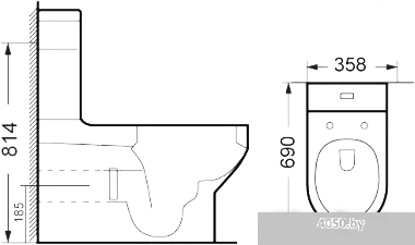 Унитаз BelBagno Zorro напольный