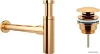 Wellsee Drainage System 182121003 (сифон, донный клапан, золото)