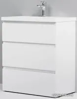 AM.PM Тумба с умывальником Gem M91FSX0752WG + M90WCC0752WG