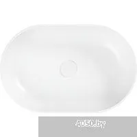 Belux Турин 560 овал (18, белый матовый/Solid Surface)