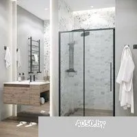 Grossman Galaxy 100.K33.01.110.21.02 110x195 (черный матовый/стекло шиншилла)