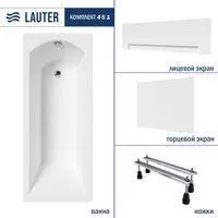 Lauter Amelia 150х70 21204050 (с ножками, лицевым и торцевым экраном)