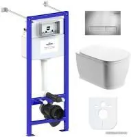 Унитаз Lavinia Boho Relfix Bell Pro Rimless 6 в 1 77050122 (хром пластик)