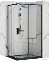 Rea Punto 100x80 (черный/прозрачное стекло)