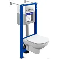 Cersanit City Co DPL EO Slim + Aqua Smart M40 + Pilot (стекло белый)