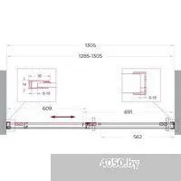 BelBagno SOFT_CLOSE-1-BF-1-130-C-GM