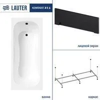 Lauter Sophia 160х70 21205160 (с каркасом, лицевым экраном черного цвета)