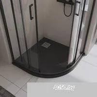 BelBagno TRAY-MR-UNO-R-90-550-35-NERO 90x90