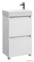 Belux Тумба под умывальник Темпо Н 50-01 (1 белый глянцевый)