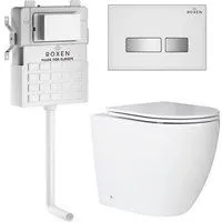 Roxen Antares в комплекте с инсталляцией Attach 5 в 1 967095 (кнопка: белый)