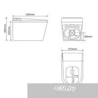 Abber Bequem AC1119S-AC0101P (с импульсным смывом)