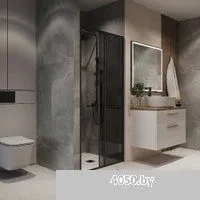 Niagara NG-85-14TB 140x195 (черный матовый/тонированное стекло)