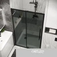 Grossman Cosmo 100x195 100.K33.02.100.21.10 (черный матовый/стекло тонированное)