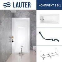 Lauter Seraphina 170x80 2112170L (с каркасом и сифоном 21Y32002 белый)