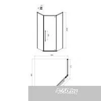 Ambassador Ritz 90x90x200 112011202