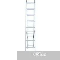 Новая высота NV 122 алюминиевая двухсекционная 2x9 ступеней