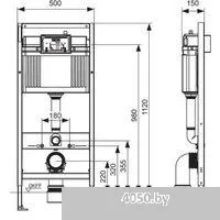 Grado GD-W201T + TECE 9400414 (с кнопкой смыва)