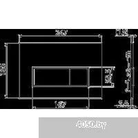 Alcaplast Thin M57-GM-M (metal-мат)