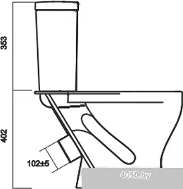 Унитаз Sanita Формат Эконом