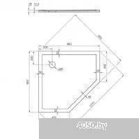 Акватон Калифорния 90x90 (1A739736CA010)