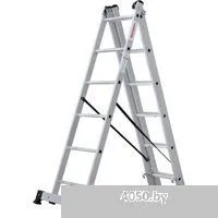 Новая высота NV 123 алюминиевая трёхсекционная 3x6 ступеней