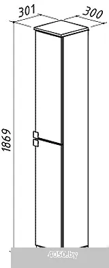 Belux Шкаф-пенал Импульс [П-30-01]