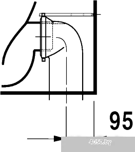 Унитаз Duravit Darling New (213909)