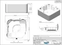 Ванна Aquavia Spa Essence (cameo/dark grey soft rain)