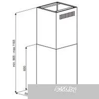 MAUNFELD Bath Isla 402 (нержавеющая сталь)