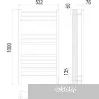 TERMINUS Аврора П12 500x1000 (RAL 9003 белый, Quick Touch)