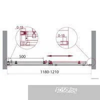 BelBagno ACQUA-BF-1-120-C-NERO