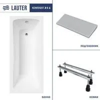 Lauter Bianca 150 21207150 (с ножками, серым подголовником)